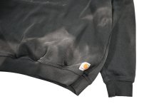 画像4: Used Carhartt Sweat Shirt Fade Black (4)