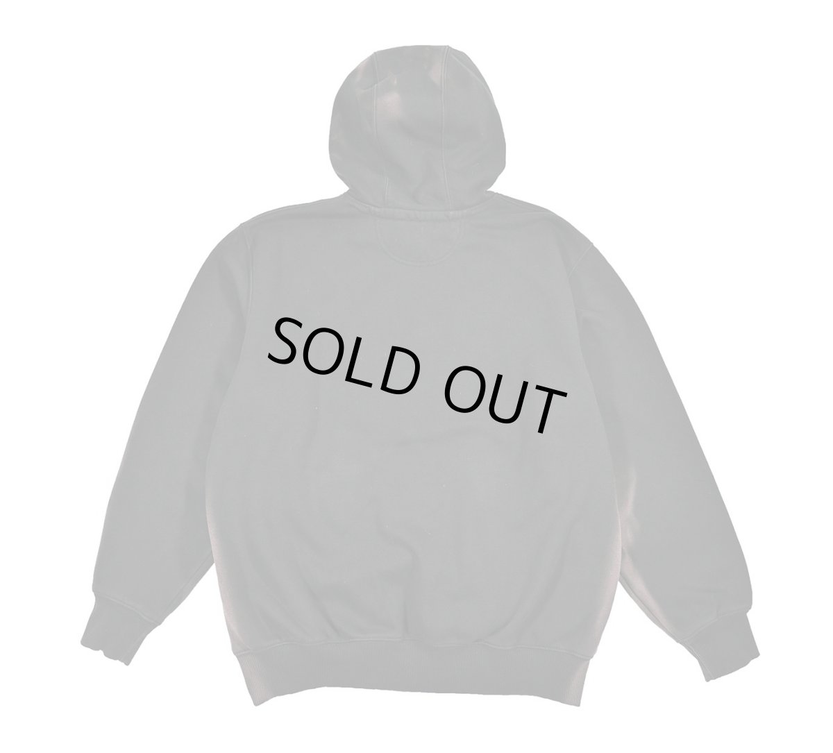 画像2: Used Carhartt Sweat Hoodie Fade Black (2)