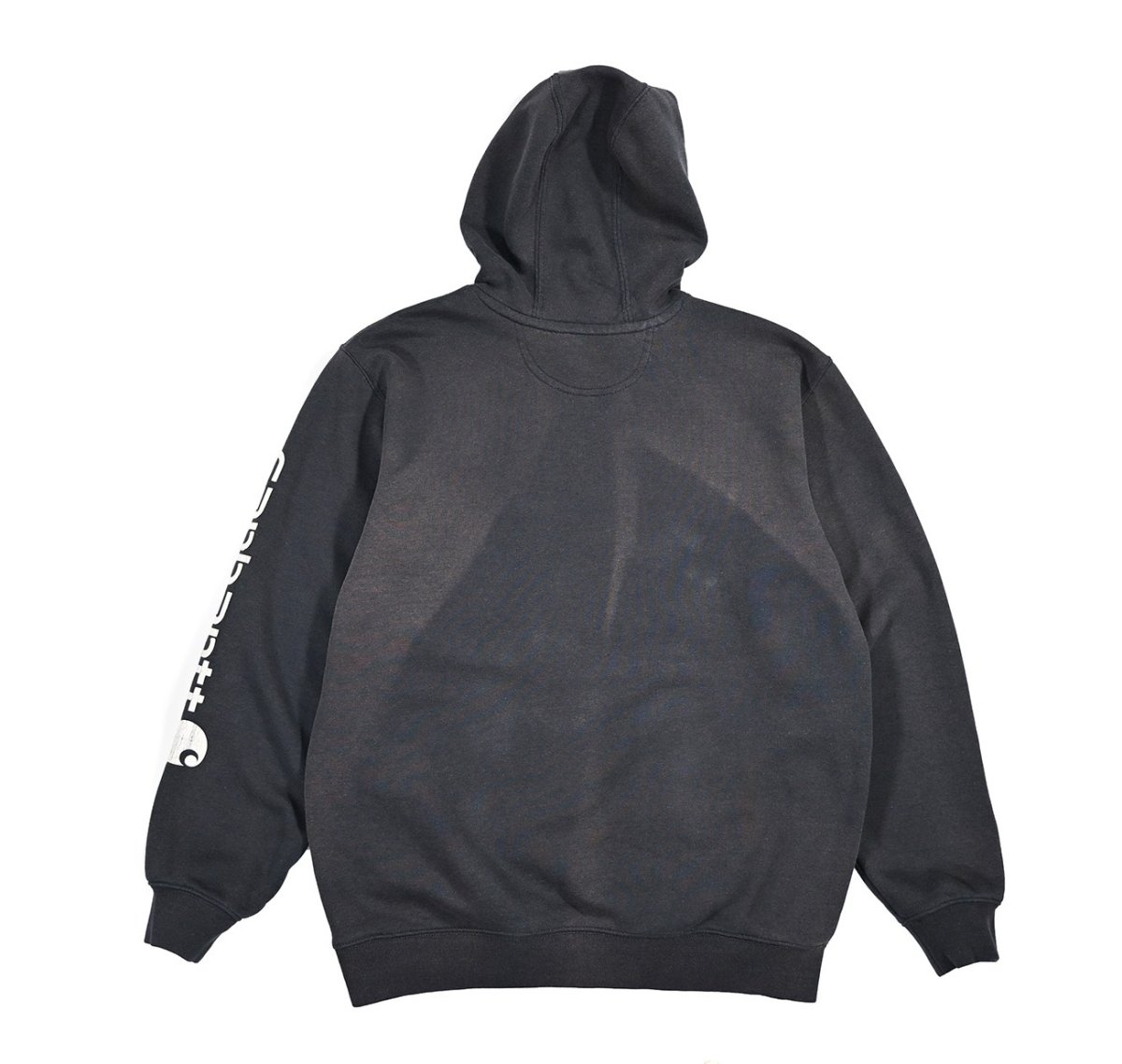 画像2: Used Carhartt Sweat Hoodie Fade Navy (2)
