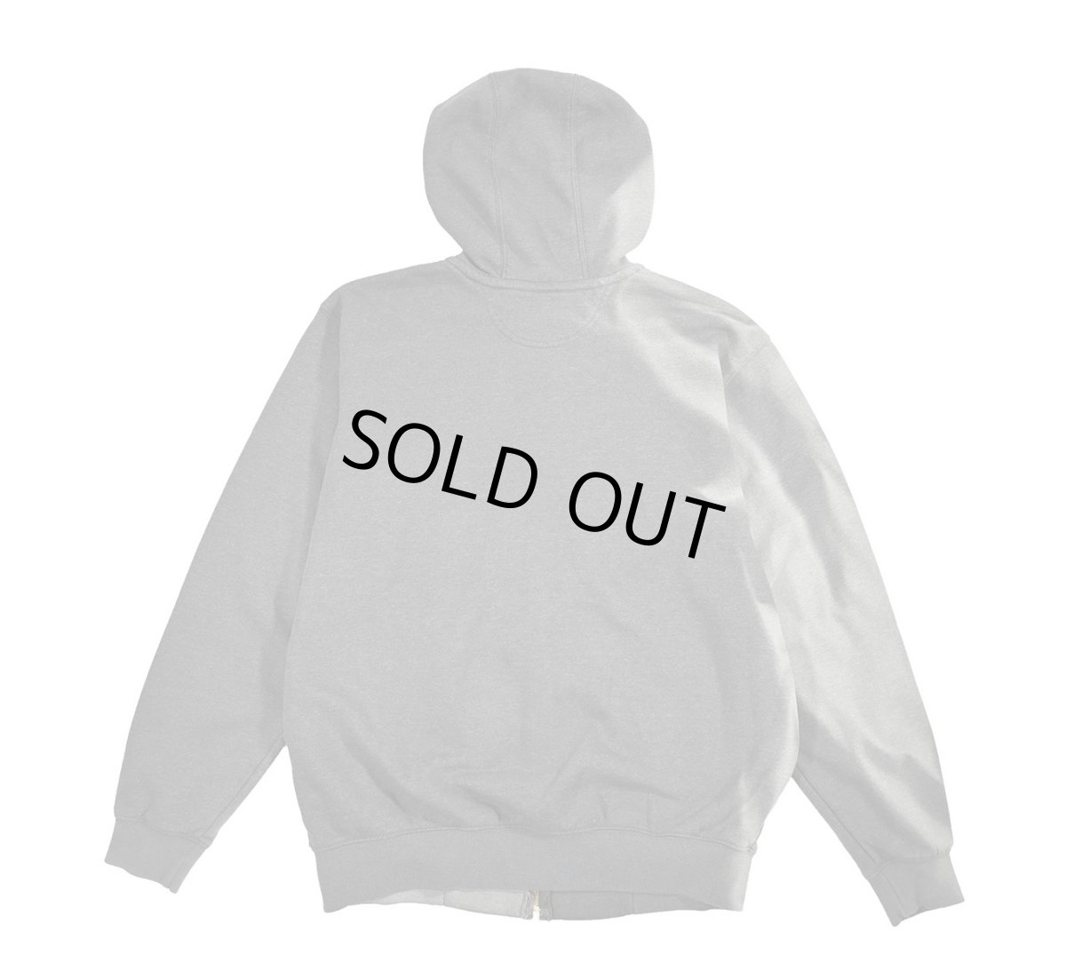 画像2: Used Carhartt Zip Sweat Hoodie Fade Charcoal (2)