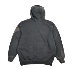 画像2: Used Carhartt Sweat Hoodie Fade Black (2)