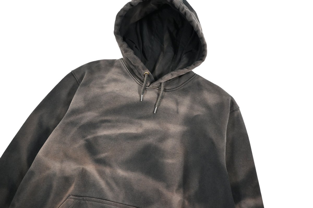 画像3: Used Carhartt Sweat Hoodie Fade Black (3)