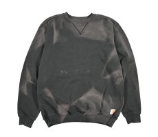 画像1: Used Carhartt Sweat Shirt Fade Black (1)