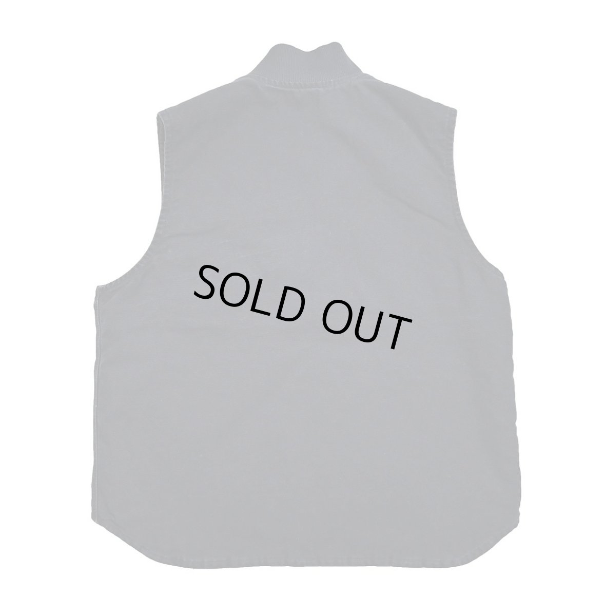 画像2: Used Carhartt Duck Vest Navy (2)