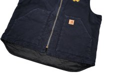 画像4: Used Carhartt Duck Vest Navy (4)