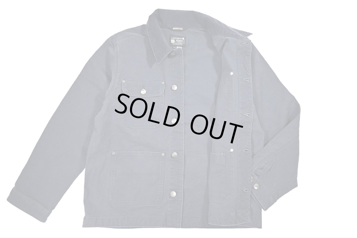 画像5: Carhartt Aged Duck Unlined Chore Coat Navy (5)