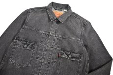 画像3: Levi's Denim Trucker Jacket Type2 Wash Black リーバイス (3)
