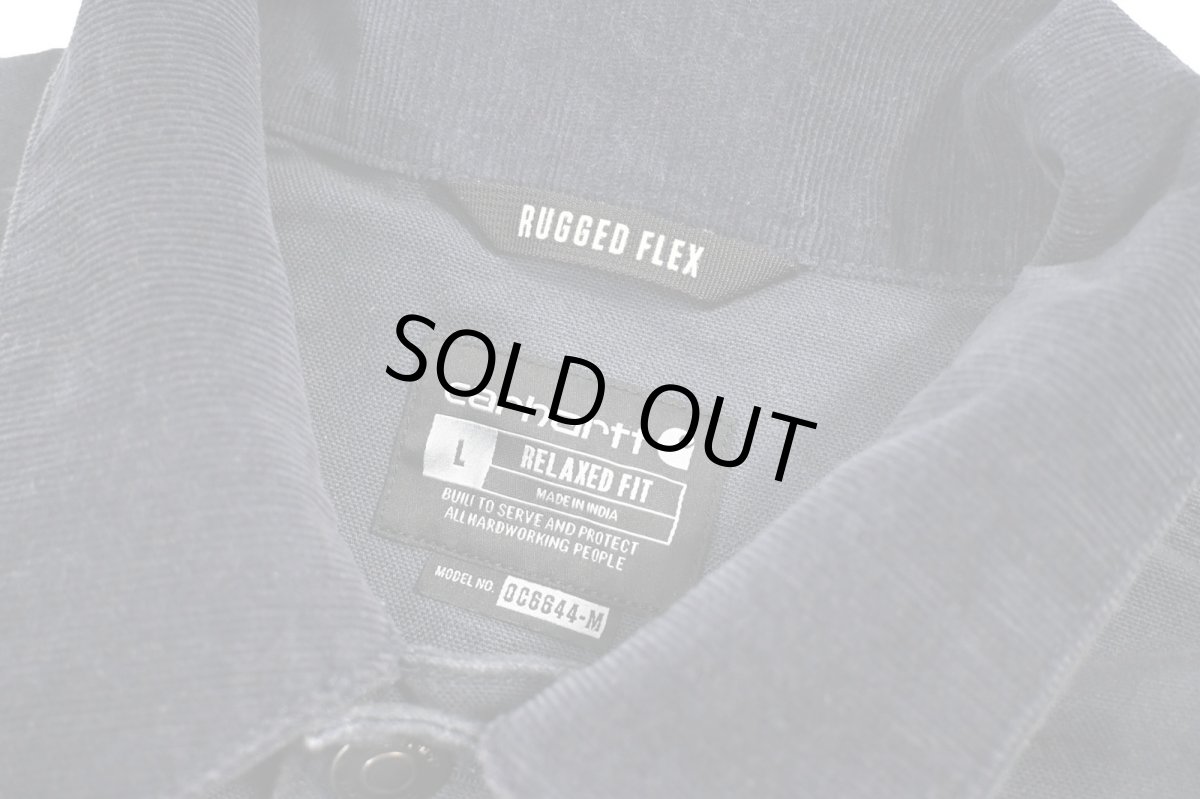 画像6: Carhartt Aged Duck Unlined Chore Coat Navy (6)