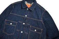 画像3: Levi's Denim Trucker Jacket Type2 Rinsed Indigo リーバイス (3)
