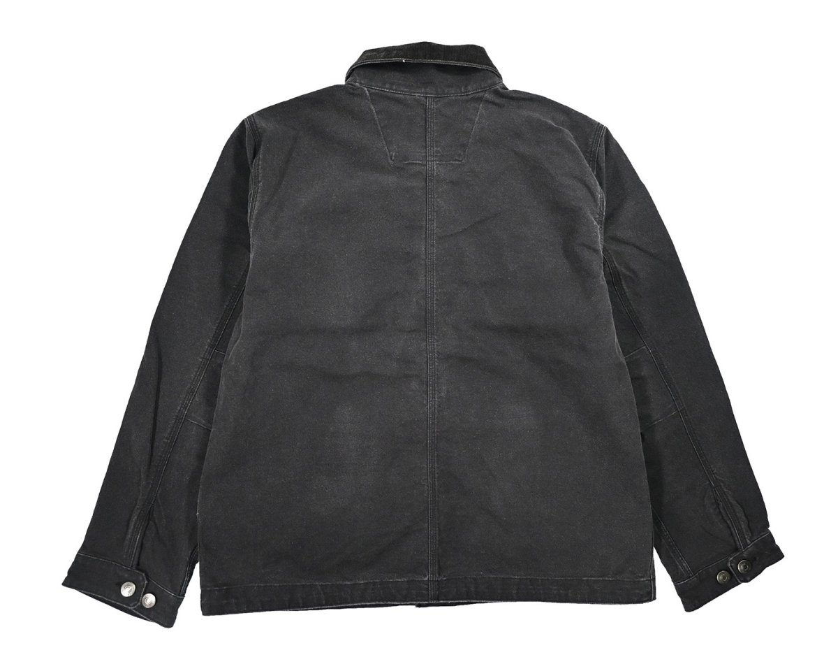 画像2: Carhartt Aged Duck Unlined Chore Coat Black (2)