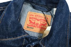 画像5: Levi's Denim Trucker Jacket Type2 Rinsed Indigo リーバイス (5)