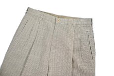 画像2: Deadstock Savane Pleated Slacks (2)