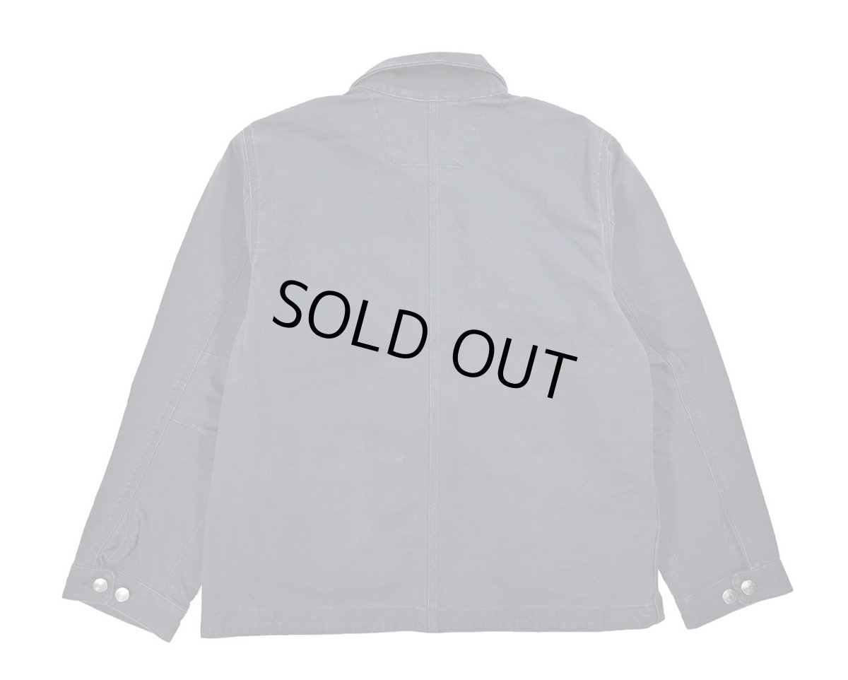 画像2: Carhartt Aged Duck Unlined Chore Coat Navy (2)