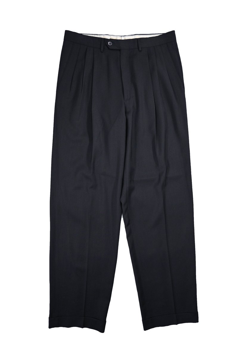 画像1: Used Santorelli Pleated Slacks made in Italy (1)
