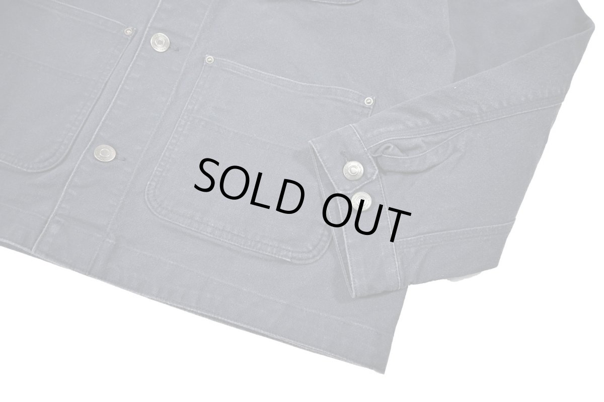 画像4: Carhartt Aged Duck Unlined Chore Coat Navy (4)