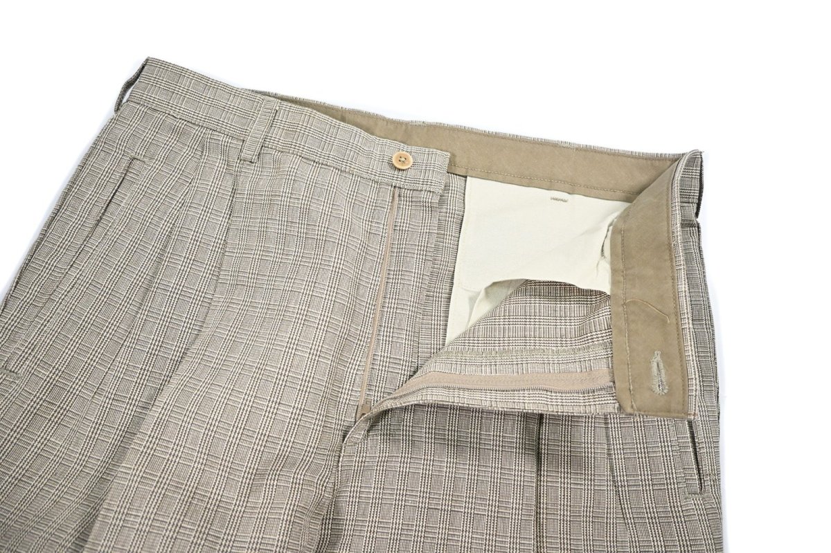 画像5: Deadstock Savane Pleated Slacks (5)