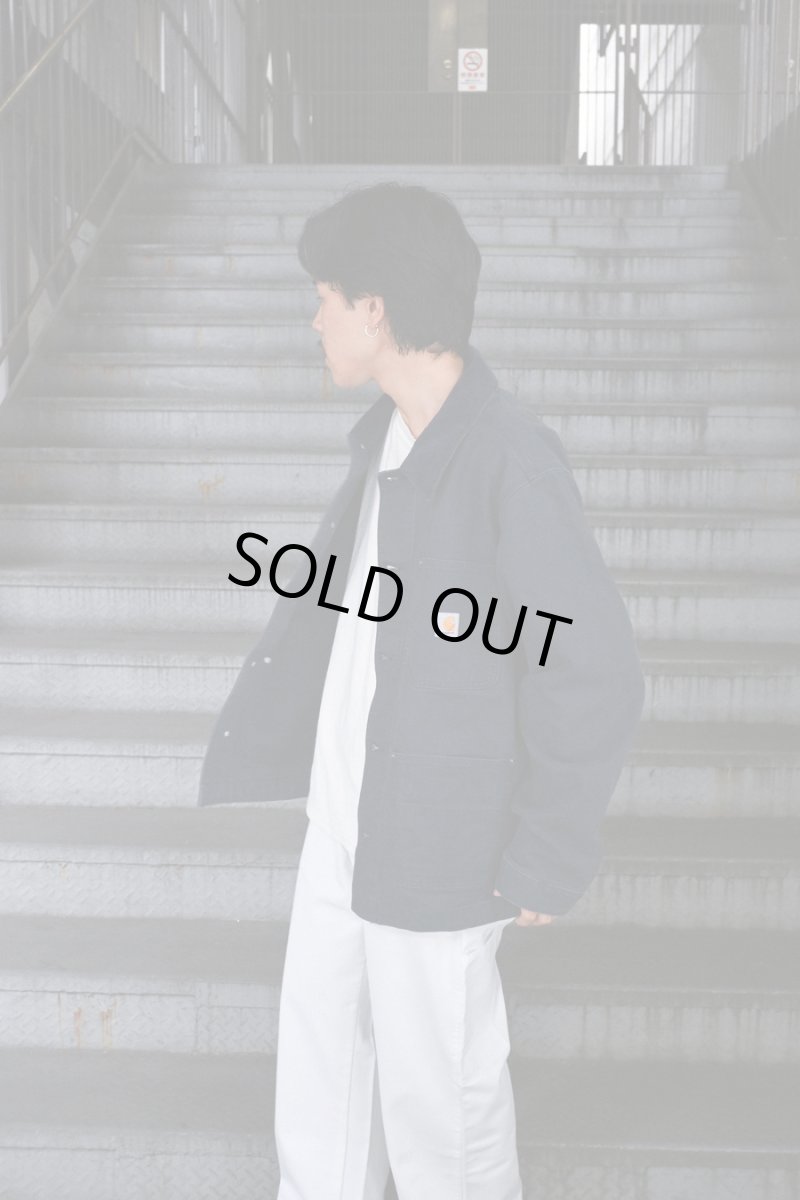 画像8: Carhartt Aged Duck Unlined Chore Coat Navy (8)