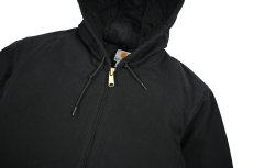 画像2: Used Carhartt Duck Active Jacket Black made in USA (2)