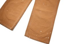 画像4: Used Carhartt Customized Duck Carpenter Pants Brown カーハート (4)