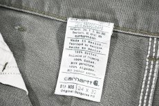 画像8: Used Carhartt Customized Duck Carpenter Pants Moss カーハート (8)