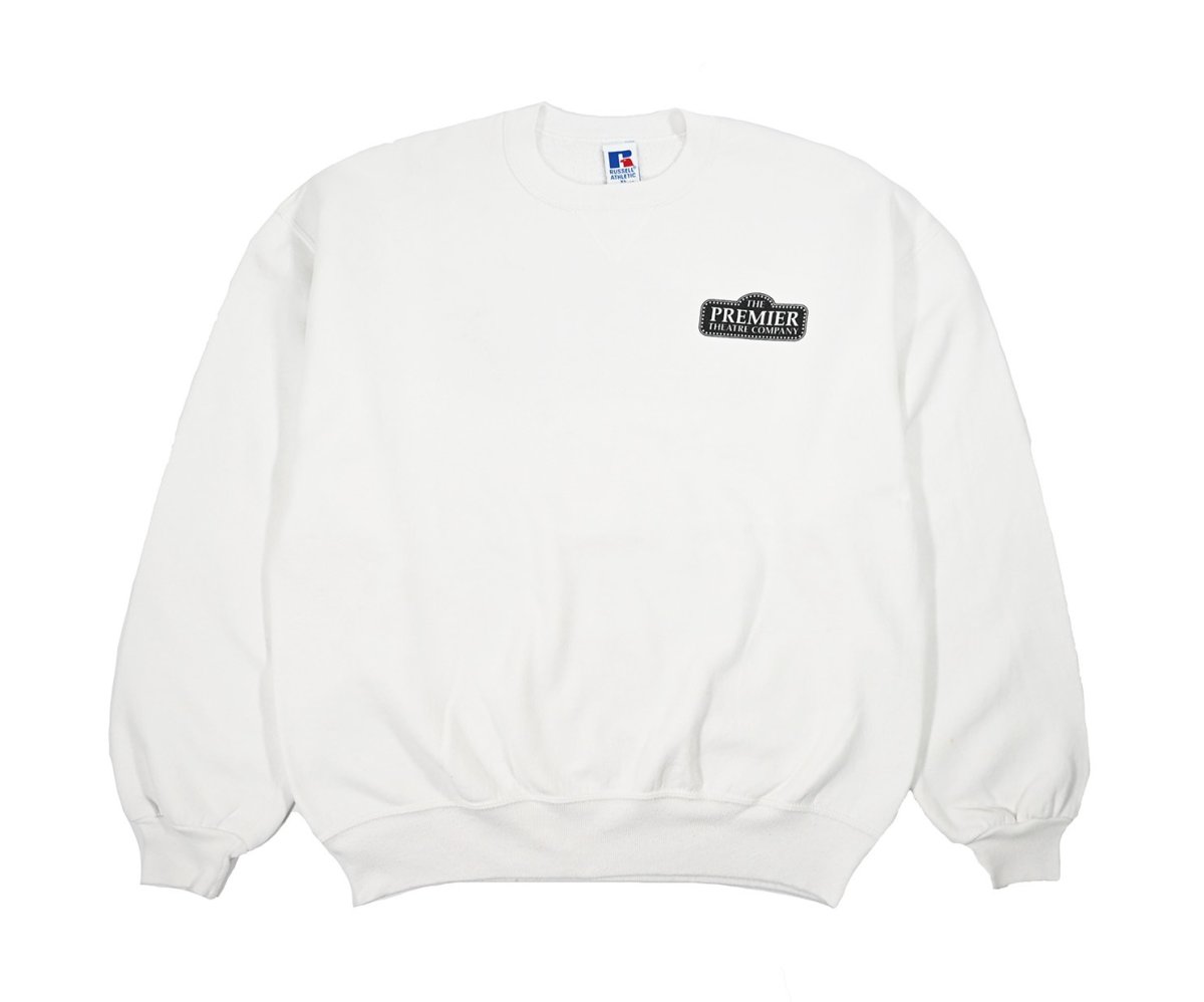 画像1: Used Russell Athletic Print Sweat Shirt "The Premier Theatre Company" made in USA (1)