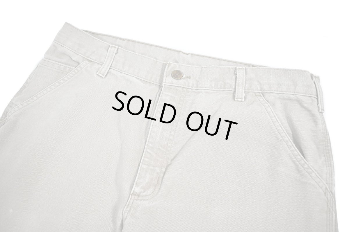 画像3: Used Carhartt Customized Duck Carpenter Pants Desert カーハート (3)