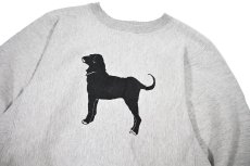 画像3: Used The Black Dog Sweat Shirt made in USA (3)