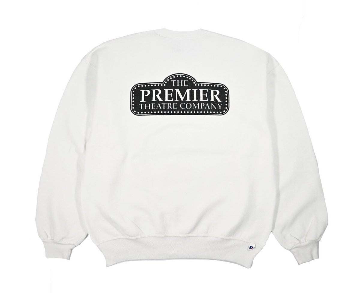 画像2: Used Russell Athletic Print Sweat Shirt "The Premier Theatre Company" made in USA (2)