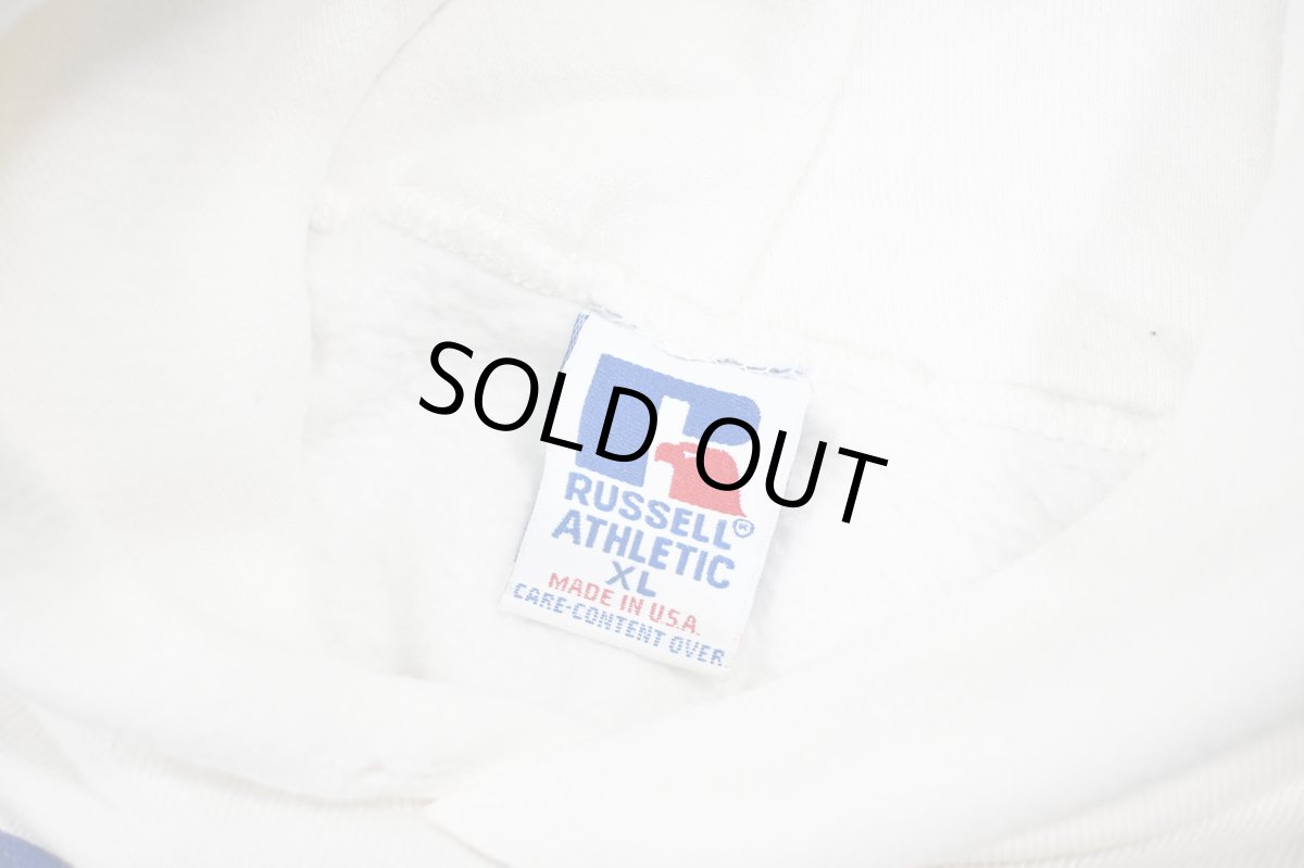 画像4: Used Russell Athletic Print Sweat Hoodie "Excel Nation" made in USA (4)