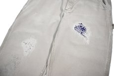 画像5: Used Carhartt Customized Duck Carpenter Pants Desert カーハート (5)