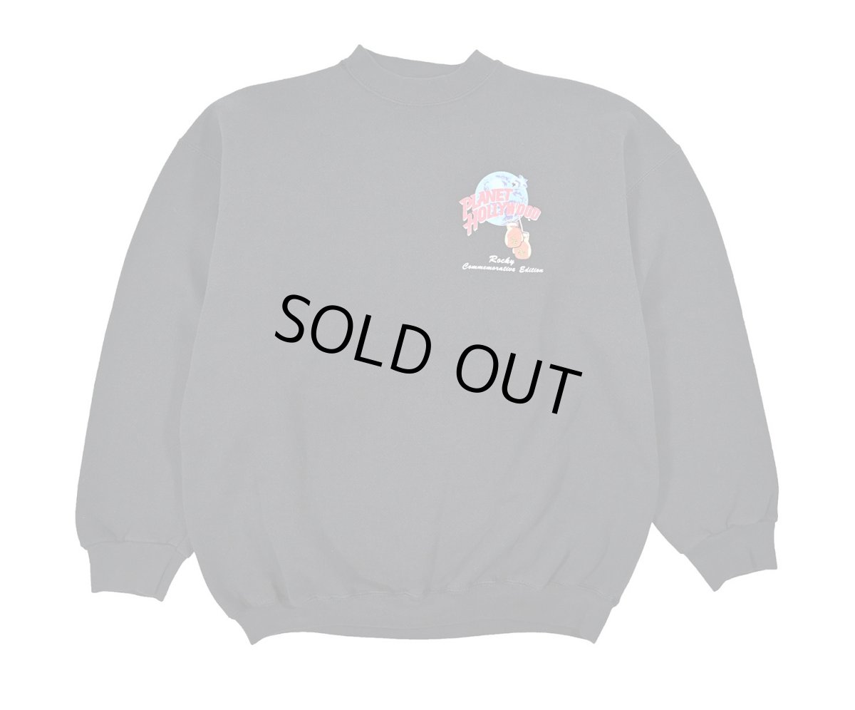 画像1: Used Print Sweat Shirt "Planet Hollywood Rocky Commemorative Edition" made in USA (1)
