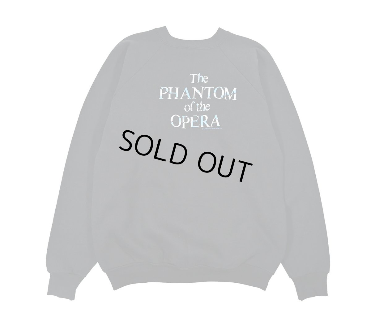 画像2: Used Print Raglan Sleeve Sweat Shirt "The Phantom of the Opera" made in USA (2)
