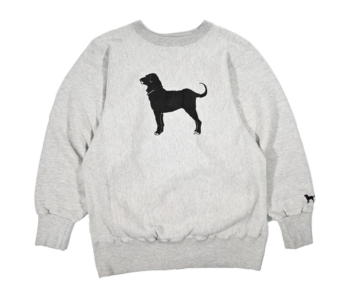 画像1: Used The Black Dog Sweat Shirt made in USA (1)