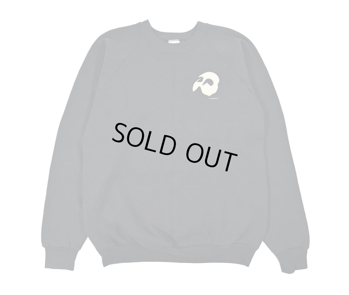 画像1: Used Print Raglan Sleeve Sweat Shirt "The Phantom of the Opera" made in USA (1)