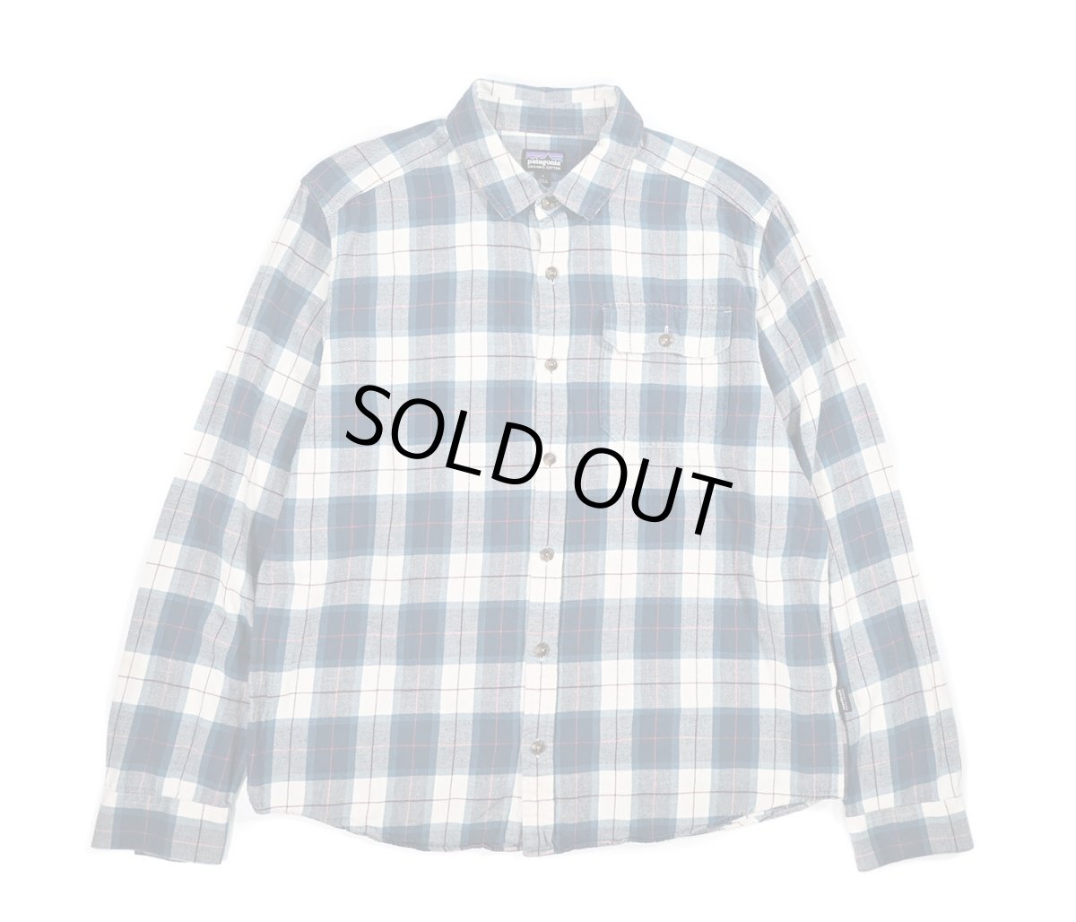 画像1: Used patagonia Lightweight Fjord Flannel Shirt パタゴニア (1)