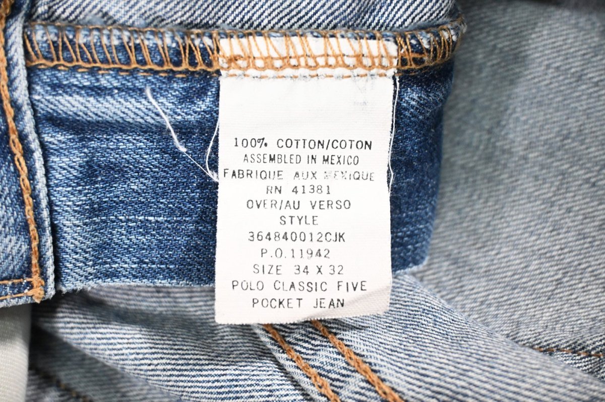 画像8: Used Polo Ralph Lauren Denim Pants ラルフローレン (8)