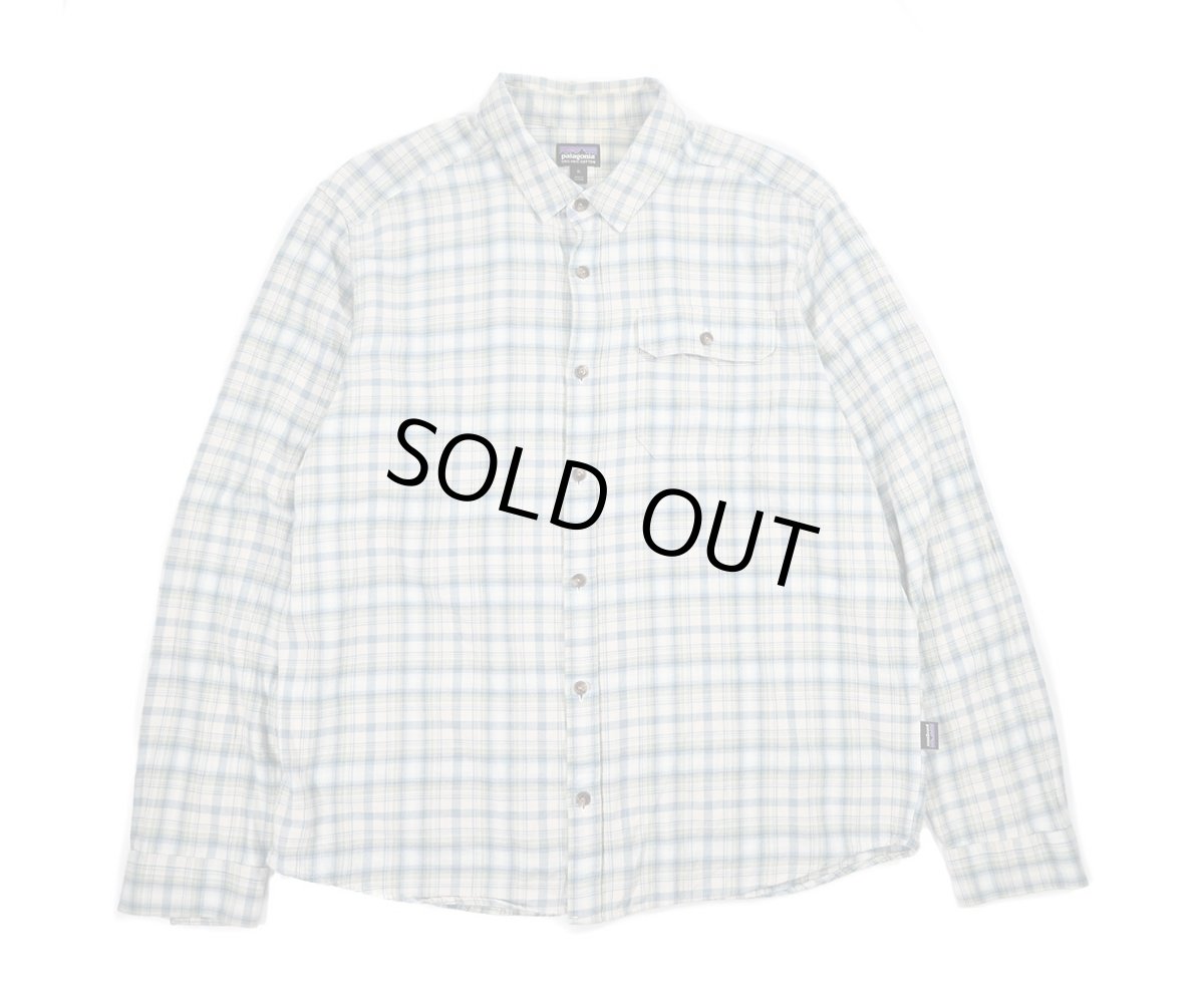画像1: Used patagonia Lightweight Fjord Flannel Shirt パタゴニア (1)
