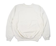 画像1: Deadstock Hanes Raglan Sleeve Blank Sweat Shirt White made in USA (1)