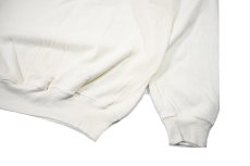 画像3: Deadstock Hanes Raglan Sleeve Blank Sweat Shirt White made in USA (3)