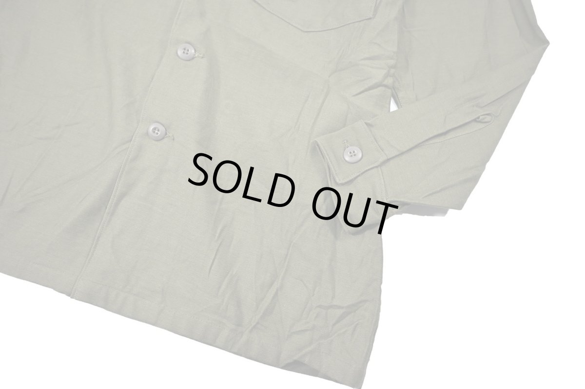 画像3: Deadstock Us Military Cotton Sateen OG-107 Utility Shirt (3)