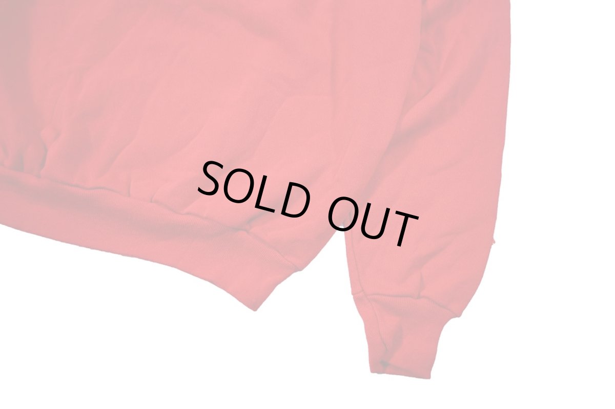 画像3: Deadstock Tultex Raglan Sleeve Blank Sweat Shirt Red made in USA (3)