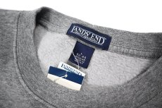 画像4: Deadstock Lands' End Blank Sweat Shirt Grey (4)