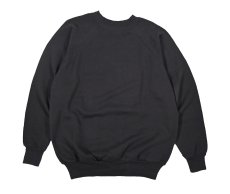 画像1: Deadstock Pannill Raglan Sleeve Blank Sweat Shirt Black made in USA (1)