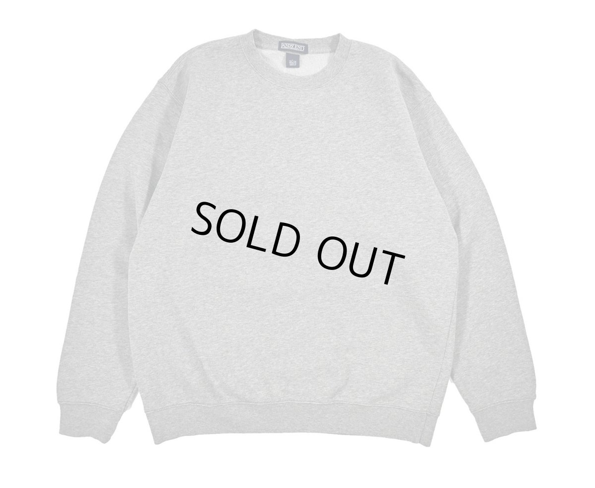 画像1: Deadstock Lands' End Blank Sweat Shirt Grey (1)