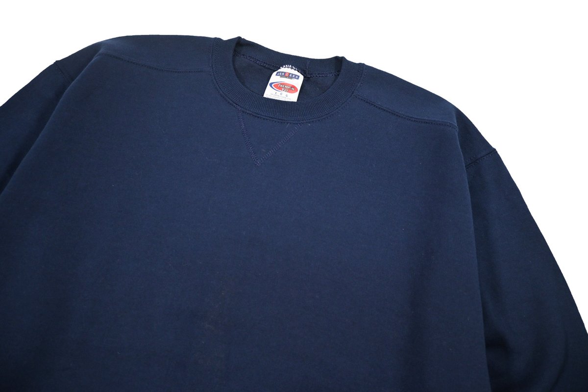 画像2: Deadstock Jerzees Blank Sweat Shirt Navy (2)