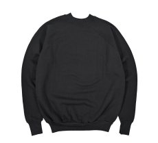 画像1: Deadstock Raglan Sleeve Blank Sweat Shirt Black (1)