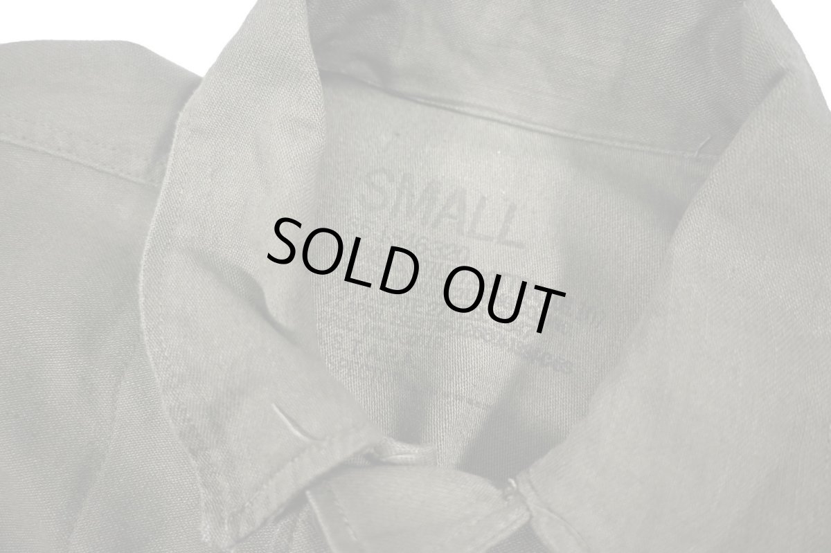 画像5: Used Us Military Cotton Sateen OG-107 Utility Shirt (5)