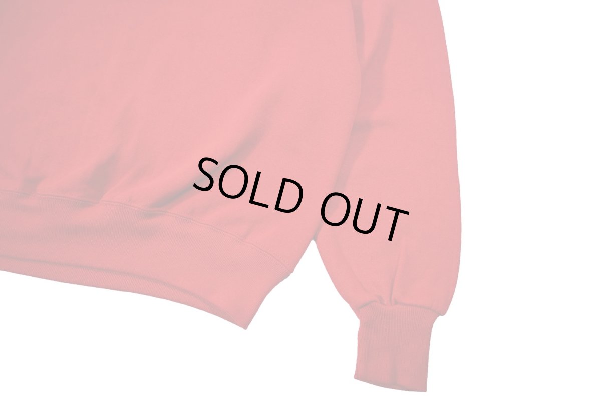 画像3: Deadstock Jerzees Raglan Sleeve Blank Sweat Shirt Red made in USA (3)
