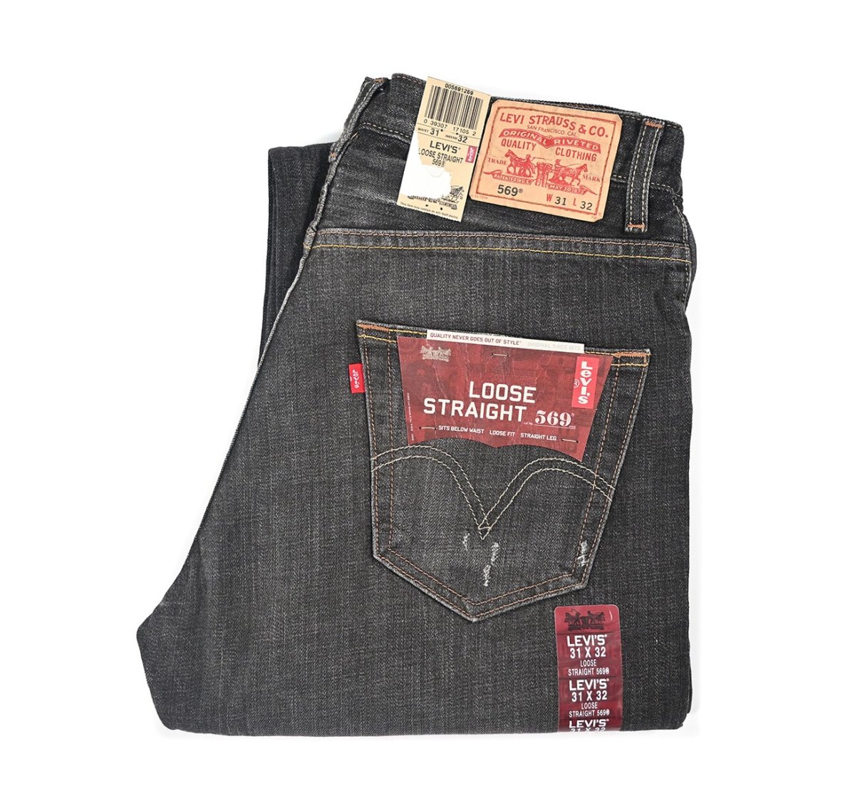 画像1: Deadstock Levi's 569 Denim Pants #1269 リーバイス (1)