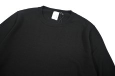 画像2: DAMAGE DONE High Gauge Merino Wool Knit Crew Black (2)